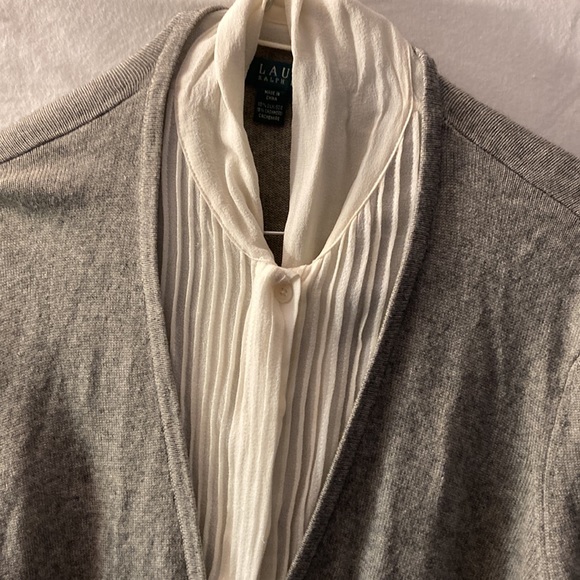Lauren Ralph Lauren sweater with mock shirt - Picture 2 of 4
